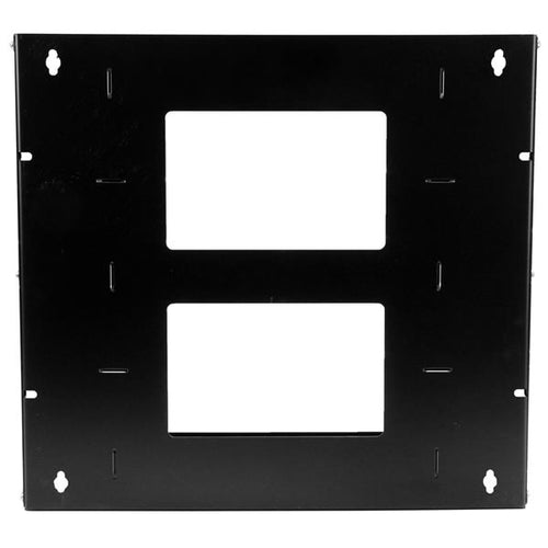 StarTech.com 2-Post 8U Open Frame Wall Mount Network Rack with Built-in Shelf, Wall Mount Data Rack with Adjustable Depth for AV / Computer / IT Equipment, Small Wall-Mount Server Rack - TAA Compliant