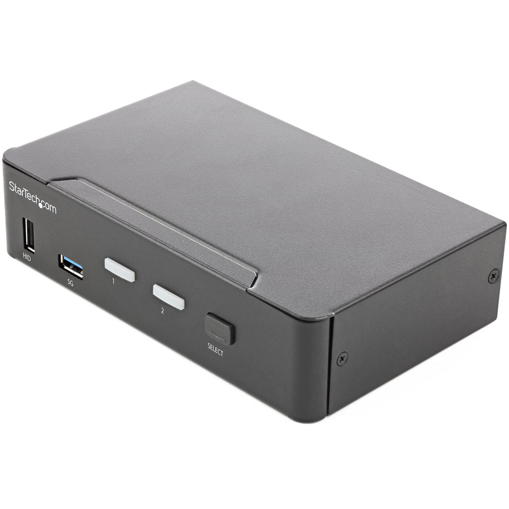 STARTECH 2 PORT SINGLE HDMI KVM SWITCH, 4K(60Hz), USB, AUDIO, 2YR WTY