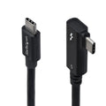 StarTech.com 2.6ft (80cm) Right Angle Thunderbolt 5 Cable, 80Gbps/Up to 120Gbps, 240W PD, 8K 60Hz, Certified Thunderbolt Cable, Compatible w/Thunderbolt 4/USB4/USB-C