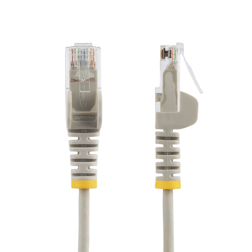 STARTECH.COM.com 7m Gray Slim CAT6 Ethernet Cable, Snagless, 28AWG, LSZH, LTW
