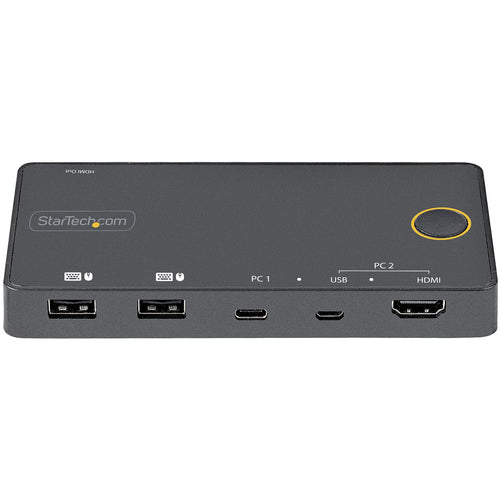 2 Port USB-A + HDMI & USB-C KVM Switch - 1x 4K 60Hz HDMI 2.0 2 YR
