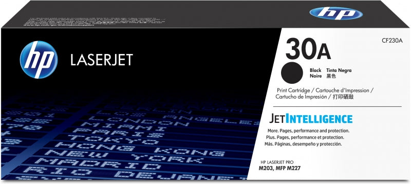 HP CF230A, 30A Black LaserJet Toner Cartridge, Compatible Model: M203,MFP M227