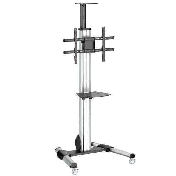 StarTech STNDMTV70, Mobile Display Cart, For 32"-75" Up to 40Kg, Adjustable Height, Lockable Wheels, 5 Year Warranty