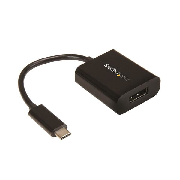 Startech CDP2DP, USB C to DisplayPort Adapter, 4K 60Hz, Thunderbolt 3 Compatible, USB-C to DisplayPort for USB-C devices such as your 2018 iPad Pro, USB C Adapter