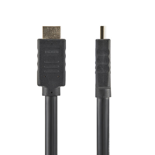 StarTech.com 50ft (15m) HDMI 2.0 Cable - 4K 60Hz Active HDMI Cable - CL2 Rated for In Wall Installation - Long Durable High Speed UHD HDMI Cable - ARC, HDR, 18Gbps - Male to Male Cord - Black