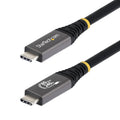 StarTech.com 50cm (1.6ft) USB4 Cable, 80Gbps, USB-IF Certified USB-C Cable, 240W PD, 8K 120Hz/4K 240Hz DP2.1 DP80, TPE Jacket, Thunderbolt 4 Compatible - Black USB-C Cord