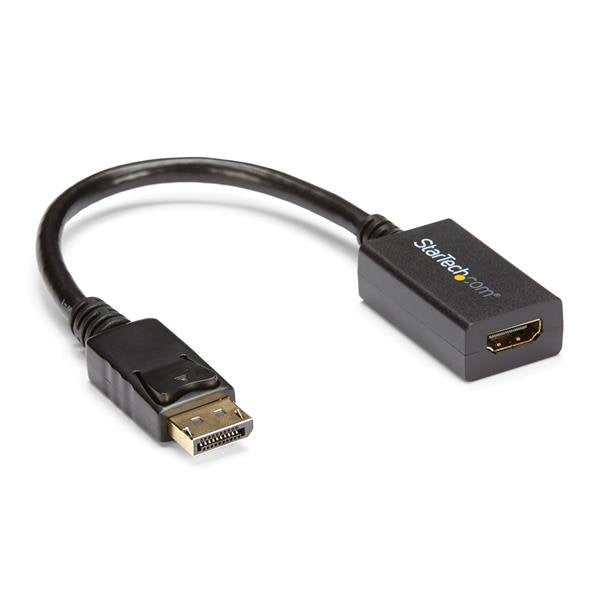 StarTech DP2HDMI2, DisplayPort to HDMI Video Adapter Converter - DP to HDMI, 2 Years