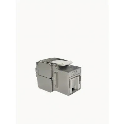 4Cabling CAT6A FTP Shielded Keystone Jack 010.005.1005, Toolless RJ45 Keystone Jack, CAT6A Performance, Shielded FTP Design, Supports up to 10 Gigabit Ethernet, Compatible with T568A & T568B Wiring, 180° IDC Tool-Free Termination, 50U" Gold-Plated