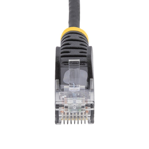 StarTech.com 2.5 m CAT6 Cable - Slim - Snagless RJ45 Connectors - Black