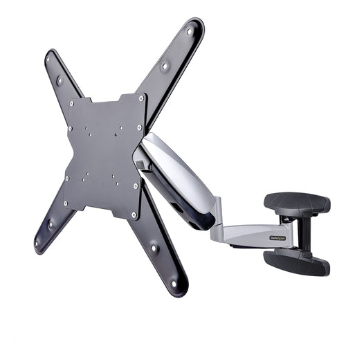 StarTech.com VESA TV Wall Mount, Adjustable Full Motion Mount For 23"-55" Displays, Slim Wall Mount TV Bracket Supports 66lb (30kg), Extendable/Tilting/Swivel Monitor Wall Mount