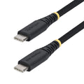 StarTech.com 3m (10ft) USB-C Charging Cable, 60W (3A) PD, Dual-Layer Braided Nylon/TPE Jacket, Rugged USB C Charging Cord, USB 2.0 Laptop Charger Cable