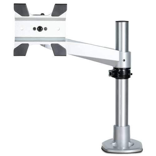 StarTech.com Desk Mount Monitor Arm - VESA or Apple iMac/Thunderbolt or Ultrawide Display up to 49" (30.9lb/14kg) - Articulating Height Adjustable Single Desktop Monitor Pole Mount - Clamp/Grommet - TAA