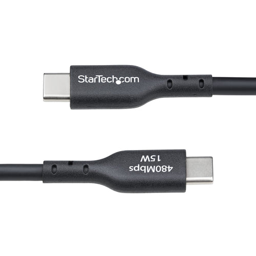 StarTech.com 3m (9.8ft) USB-A to USB-C Charging Cable, Charge & Sync, 3A, USB 2.0, TPE Jacket - Black USB Charging Cord