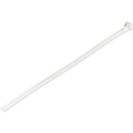 StarTech.com 10"(25cm) Reusable Cable Ties - 1/4"(7mm) wide, 2-1/2"(65mm) Bundle Dia. 50lb(22kg) Tensile Strength, Releasable Nylon Ties, Indoor/Outdoor, 94V-2/UL Listed, 100 Pack - White - TAA