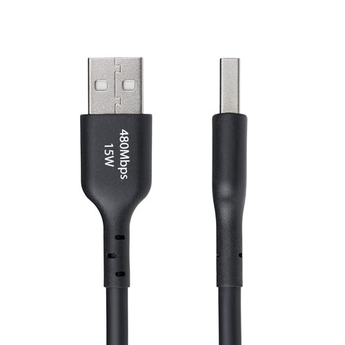 StarTech.com 4m (13ft) USB-A to USB-C Charging Cable, Charge & Sync, 3A, USB 2.0, TPE Jacket - Black USB Charging Cord