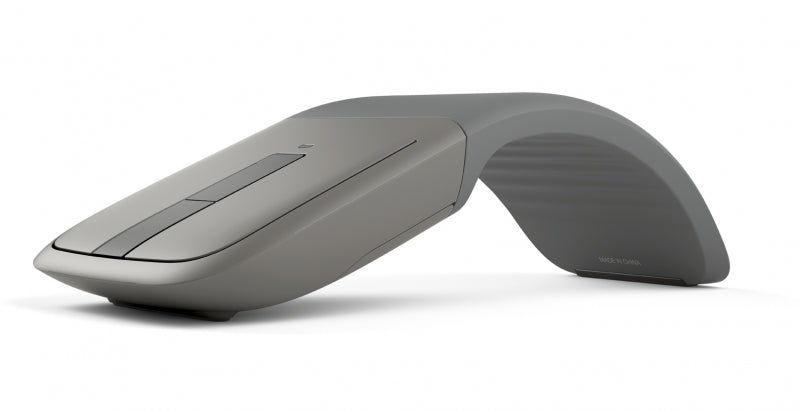Microsoft FHD-00005, Surface Arc Touch Mouse, Bluetooth 4.0 , 2x AAA batteries included, Light grey, 1 Year