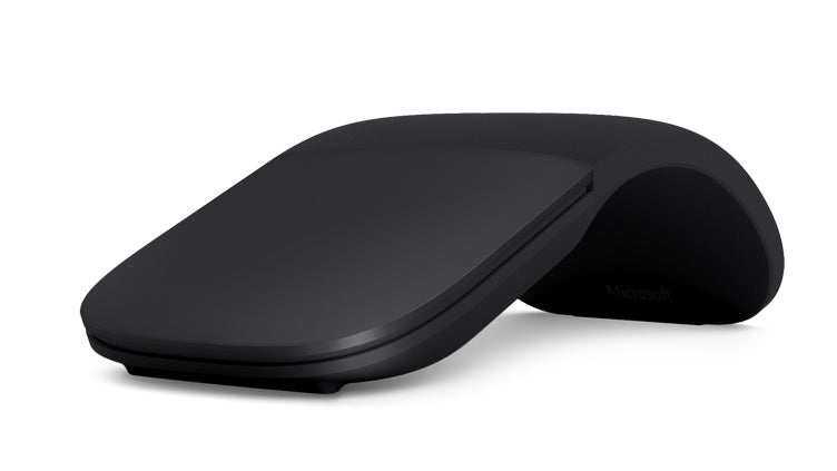 Microsoft FHD-00020, Surface Arc Touch Mouse, Bluetooth 4.0 , 2x AAA batteries included, Black, 1 Year