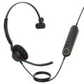 Jabra Engage 40 (Inline Link) UC Mono USB-C/A Corded Headsets, Lightweight & sturdy, Double the mic, Busylight, Hearing Protection Audio Quality