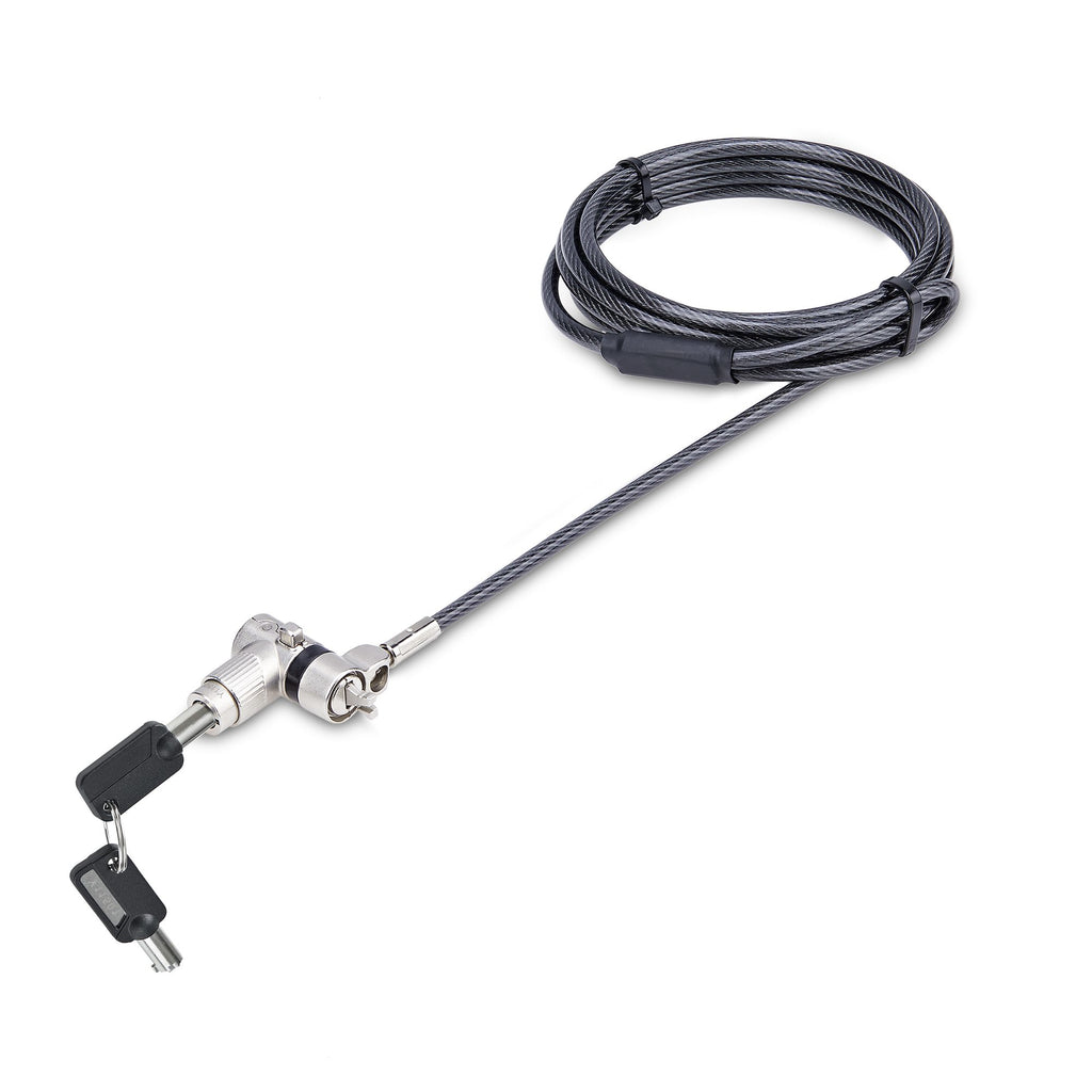 STARTECH 2M UNIVERSAL LAPTOP LOCK COMPATIBLE w/ NOBLE WE DGE/NANO/K-SLOT, KEYED LOCK