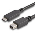 Startech CDP2MDPMM6B, 1.8m, USB-C to Mini DisplayPort Cable, 4K, 60Hz, Black, 1 Year Warranty
