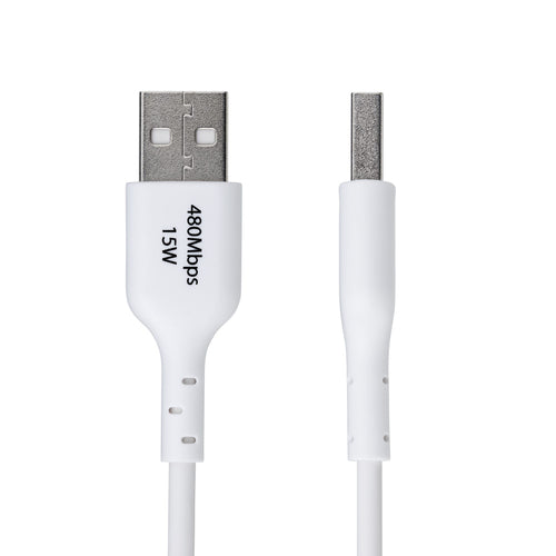 StarTech.com 3ft (1m) USB-A to USB-C Charging Cable, Charge & Sync, 3A, USB 2.0, TPE Jacket - White USB Charging Cord