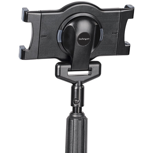 StarTech.com Mobile Tablet Stand with Lockable Wheels - Height Adjustable Cart - Universal Rolling Floor Stand for Tablets from 7 to 11 inch, Portable Tablet Stand w/ Detachable Tablet Holder - TAA