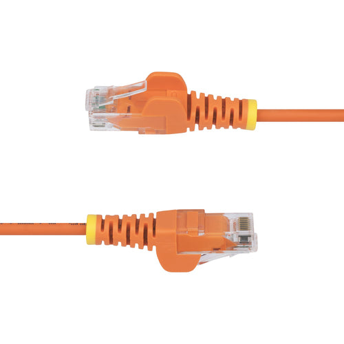 STARTECH.COM.com 2m Orange Slim CAT6 Ethernet Cable, Snagless, 28AWG, LSZH, LTW