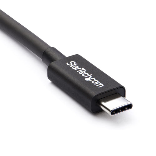 StarTech.com 50cm (1.6ft) Thunderbolt 3 Cable, 40Gbps, 100W PD, 4K/5K, Thunderbolt Certified, Compatible with Thunderbolt 4/USB 3.2/DisplayPort