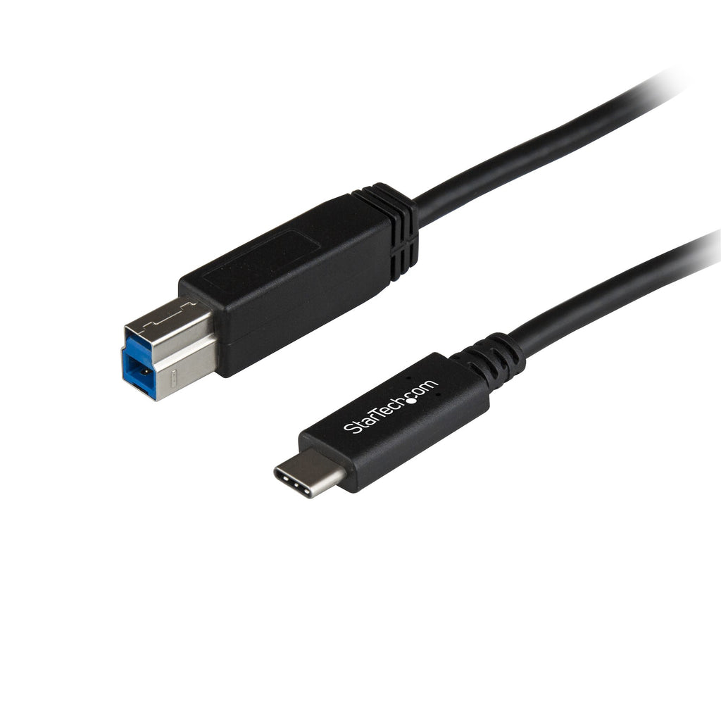 StarTech.com 3ft (1m) USB-B to USB-C Cable, USB 10Gbps, Data Cord, USB 3.2 Gen 2, USB-C Data Transfer Cable