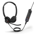 Jabra Engage 50 II Dual Teams Corded USB-C/A Headset, Best Headset for Clear Customer Calls Ultra-Lightweight Hearing Protection Smartringer Busylight