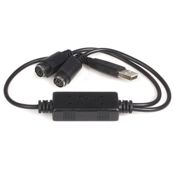 Startech USB to PS/2 Adapter - Keyboard and Mouse, 1YR