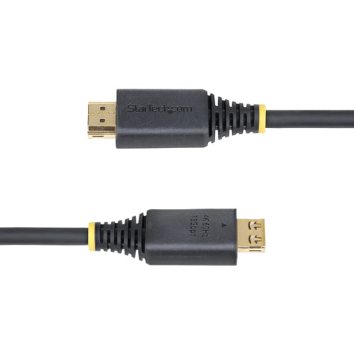 StarTech.com 10ft (3m) High Speed HDMI Cable with Gripping Connectors, 4K 60Hz/1440p 144Hz, HDR10/HDCP 2.2/ARC, 18Gbps, UHD HDMI Cord for TV/Monitor/Display, TPE Jacket