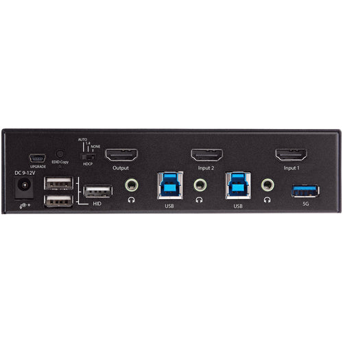 STARTECH 2 PORT SINGLE HDMI KVM SWITCH, 4K(60Hz), USB, AUDIO, 2YR WTY