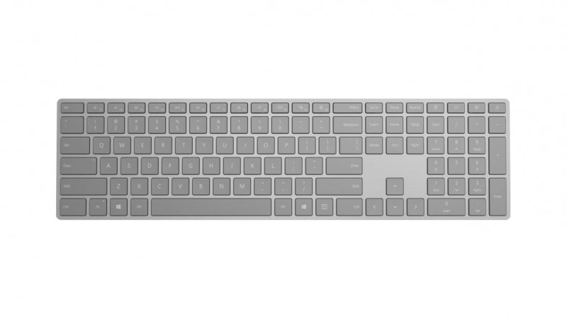Microsoft 3YJ-00013, Surface Keyboard, Interface Bluetooth 4.0/4.1 LE, Wireless 2.4GHz frequency range, 2 AAA alkaline batteries, Grey, 1 Year