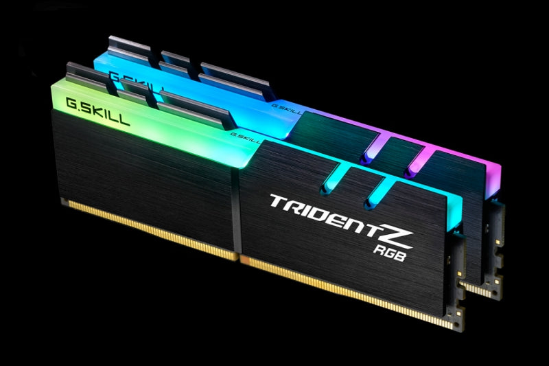 *Price Valid For SOH Only* G.Skill F4-3200C16D-16GTZRX, Trident Z RGB, UDIMM, DDR4 16GB(2x8GB), 3200Mhz, CL16, 1.35V, Black, Limited Lifetime Warranty