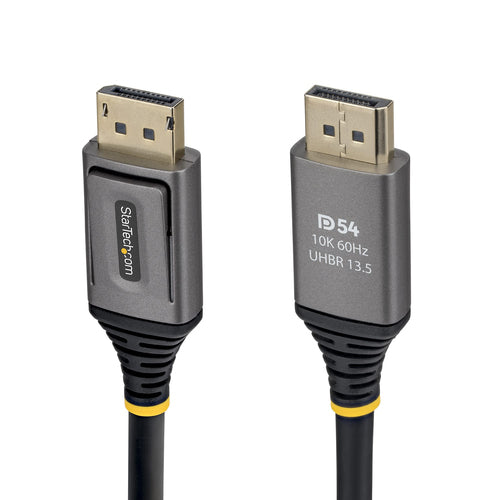 StarTech.com 1m DisplayPort 2.1 Cable, VESA Certified DP54 DisplayPort Cable, Uncompressed 8K 60Hz, 10K 60Hz/8K 144Hz/4K 240Hz w/DSC 1.2a, DP 2.1 Monitor Cord