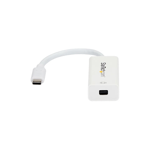 STARTECH.COM USB-C (T/BOLT3) TO mDP ADAPTER, WHITE, 3YR
