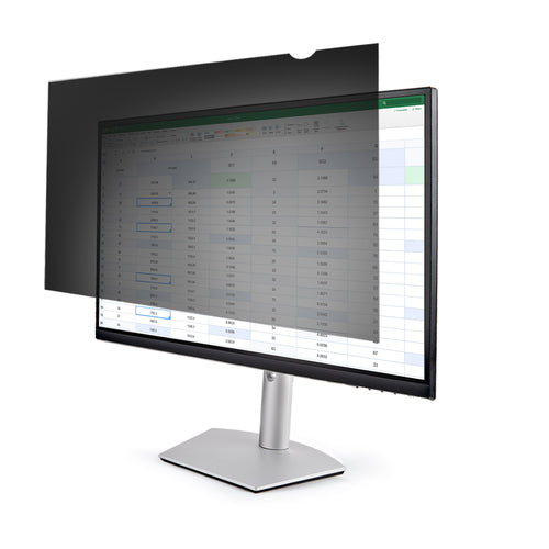 StarTech.com Monitor Privacy Screen for 23" Display - Computer Screen Security Filter - Blue Light Reducing Screen Protector Film - 16:9 Widescreen - Matte/Glossy - +/-30 Degree - TAA