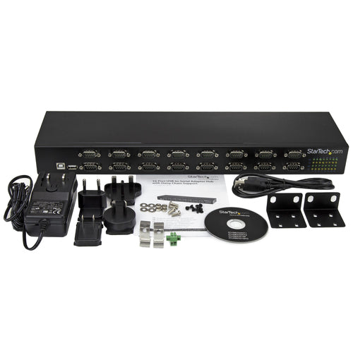 StarTech.com 16-Port USB-to-Serial Adapter Hub - TAA