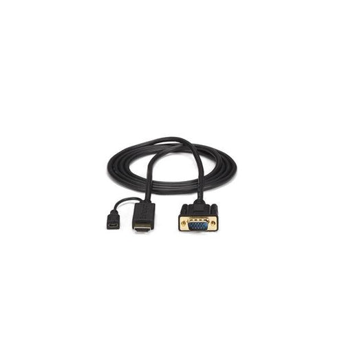 StarTech.com 3ft (91cm) HDMI to VGA Active Converter Cable - HDMI to VGA Adapter - 1920x1200 or 1080p