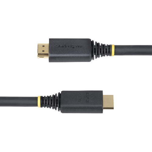StarTech.com 15m (49.2ft) Active High Speed HDMI Cable, 4K 60Hz/1440p 144Hz, HDR10/HDCP 2.2/ARC, 18Gbps, UHD HDMI 2.0 Cord for TV/Monitor/Display, TPE Jacket