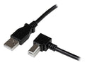 StarTech.com 2m USB 2.0 A to Right Angle B Cable - M/M