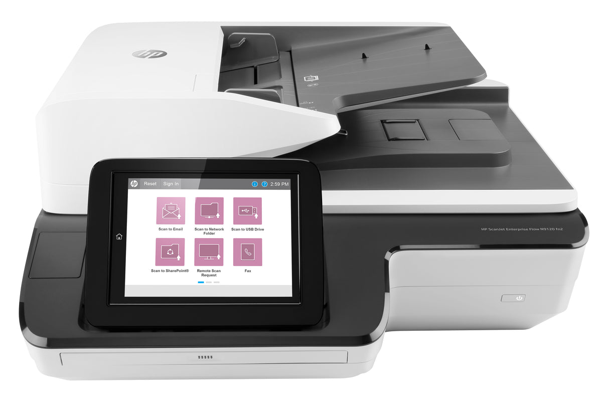 HP ScanJet Enterprise Flow N9120 fn2 Flatbed scanner 600 x 600 DPI A3 Black, White