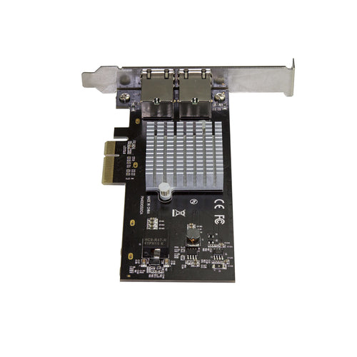 STARTECH 10G PCIe NETWORK ADAPTER, INTEL-X550AT, 10GBASE-T RJ45 (2), 2YR
