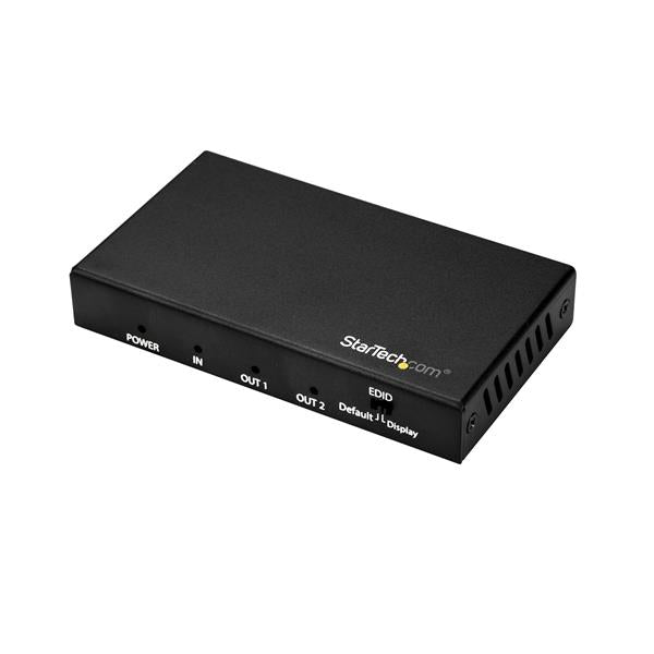 StarTech ST122HD202, 2-Port HDMI Splitter with HDR, 1 Year Warranty