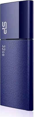 Silicon Power SP032GBUF3B05V1D, Blaze B05, 32GB, USB 3.2 G1, Type A, Blue, 5 Year Warranty