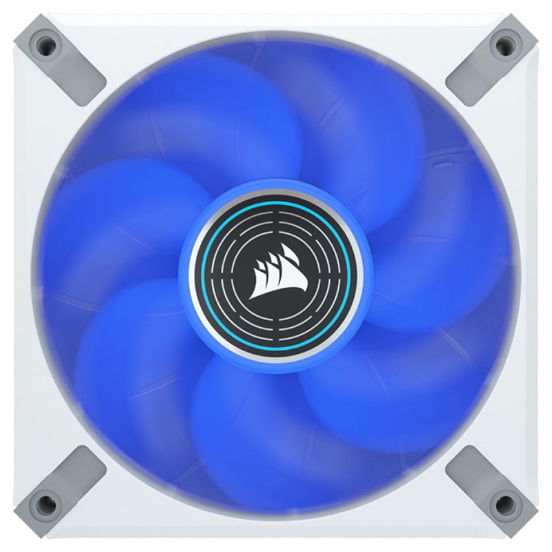 Corsair CO-9050128-WW, ML120 LED Elite, Size: 120mm, PWM, Airflow: 58.10CFM, Noise: 30.4dBA, Blue, White, 5 Year Warranty