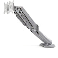 StarTech.com Desk Mount Dual Monitor Arm with USB & Audio, Desk Clamp VESA Mount for up to 32" (17.6lb/8kg) Displays, Ergonomic Full Motion Dual Monitor Arm - Silver