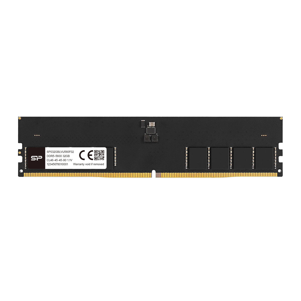 *OEM Packaging* Silicon Power SP032GBLVU560F02, UDIMM, 32GB(1x32GB), 5600MHz, CL46, 1.1V, Limited Lifetime Warranty