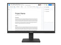 LENOVO ThinkVision S22-4E 21.5' FHD IPS Monitor 1920x1080 100Hz 16:9 4ms Anti-Glare Titl VGA HDMI VESA 3yr wty Black